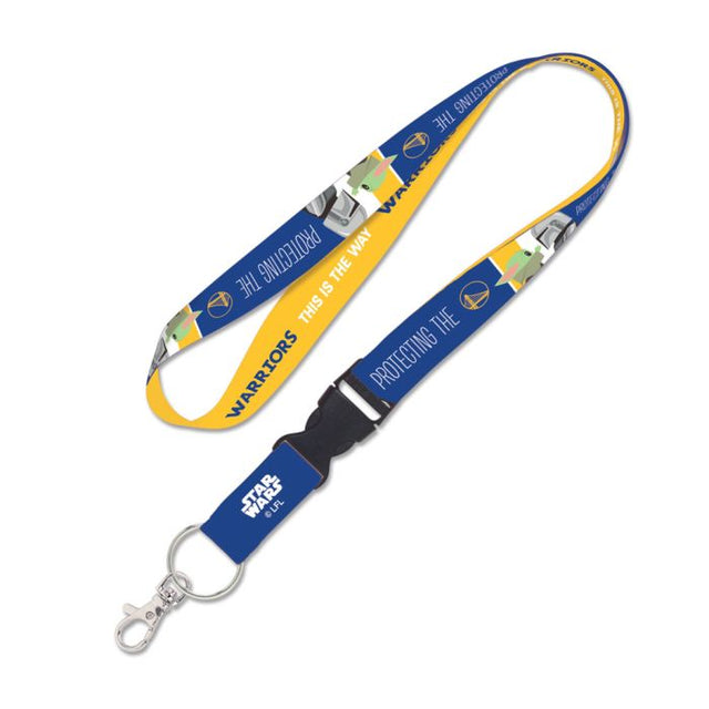 Golden State Warriors / Star Wars Mandalorian Lanyard w/detachable buckle 1"