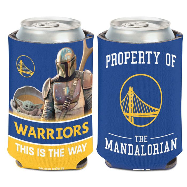 Golden State Warriors / Star Wars mandalorian Can Cooler 12 oz.