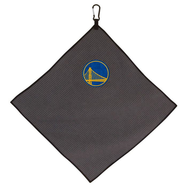 Golden State Warriors Towel - Grey Microfiber 15" x 15"