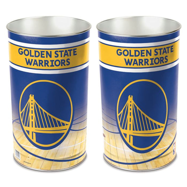 Golden State Warriors Wastebasket - tapered 15"H