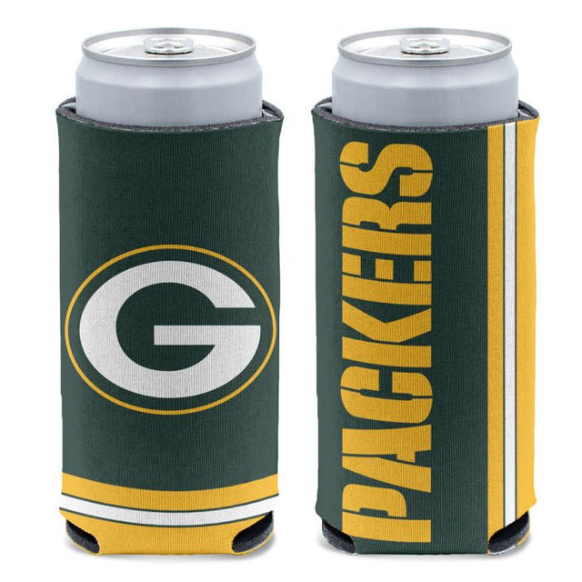 Enfriador de latas delgadas de 12 oz de los Green Bay Packers