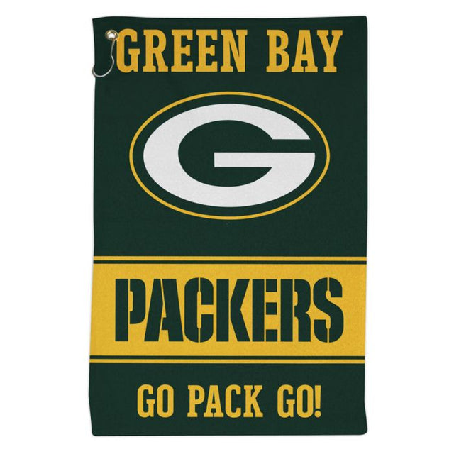 Toalla deportiva de 16 x 25 de los Green Bay Packers