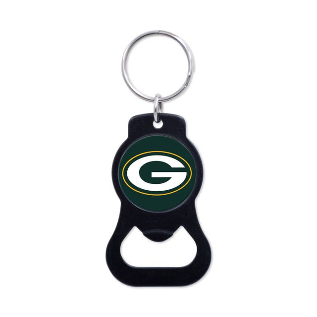 Llavero con abrebotellas de color negro de los Green Bay Packers