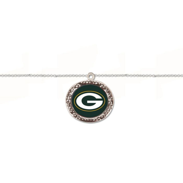 Pulsera de los Green Bay Packers con dije de joyería en cartulina