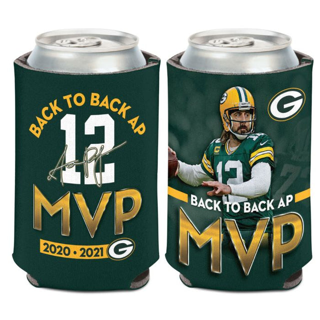 Enfriador de latas de 12 onzas de los Green Bay Packers de Aaron Rodgers