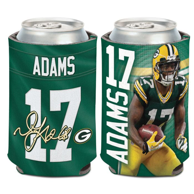 Enfriador de latas de 12 onzas de los Green Bay Packers de Davante Adams