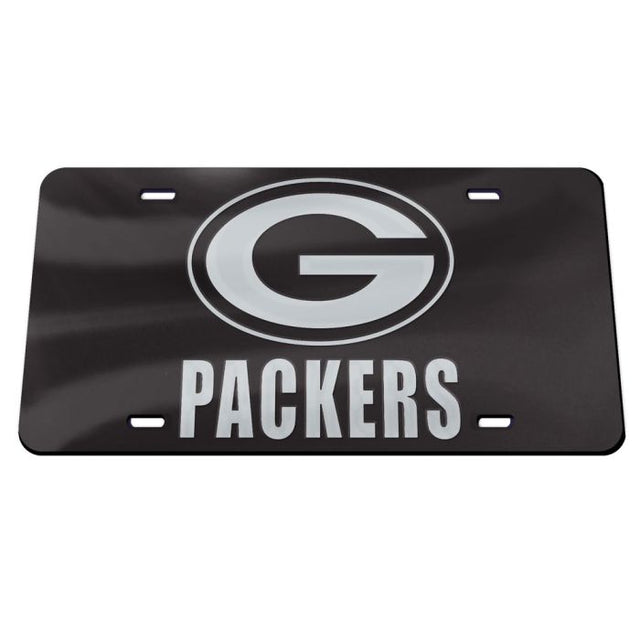 Placa de matrícula acrílica especial cromada de los Green Bay Packers