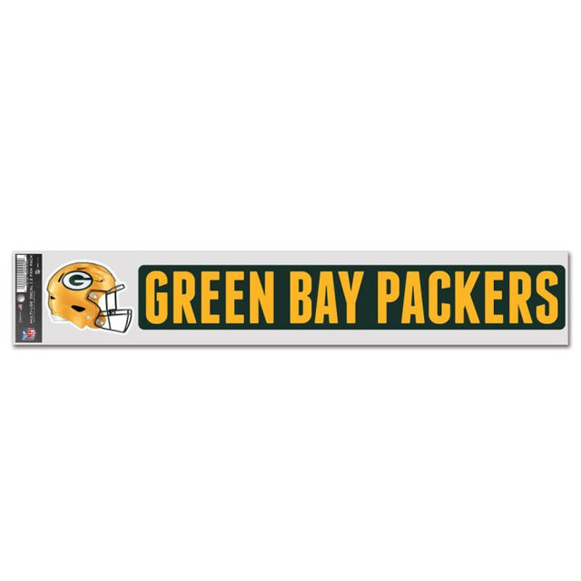 Calcomanías para fanáticos de los Green Bay Packers de 3" x 17"