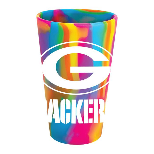 Green Bay Packers Fashion 16 oz Silicone Pint Glass