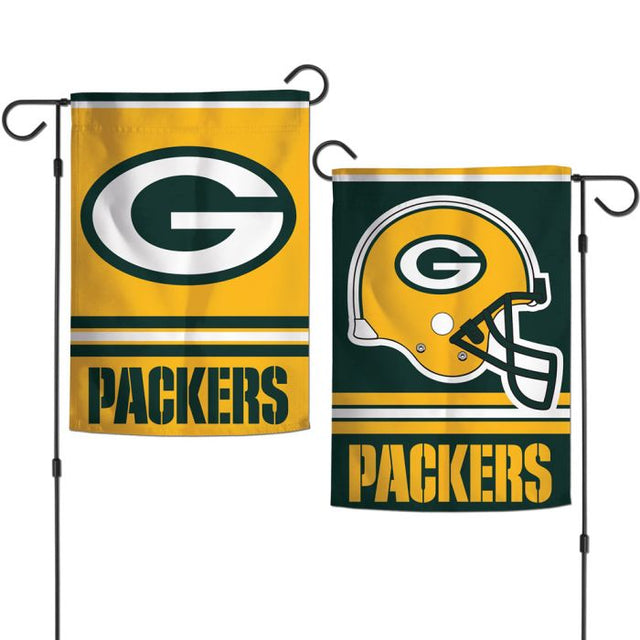 Banderas de jardín de los Green Bay Packers, de 2 lados, 12,5" x 18"