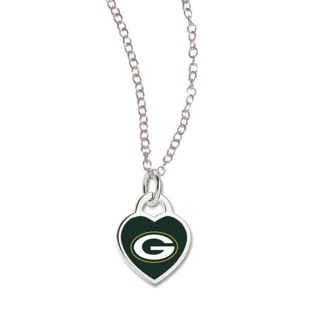 Collar con corazón en 3D de los Green Bay Packers