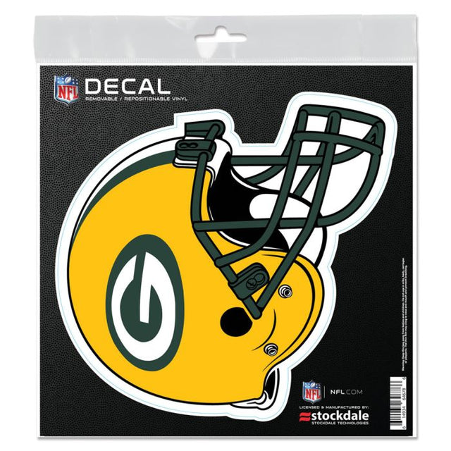 Calcomanía para todo tipo de superficies de los Green Bay Packers HELMET de 6" x 6"