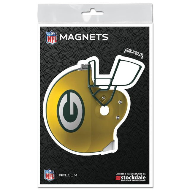 Imanes para exteriores con el logo del equipo Green Bay Packers de 3" x 5"