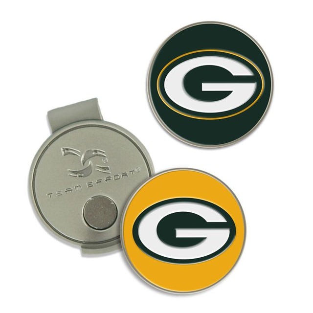 Clip para gorra y marcadores de los Green Bay Packers