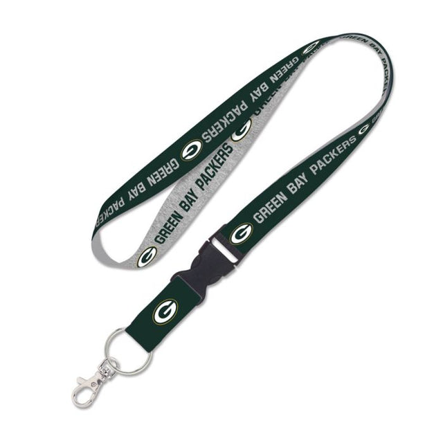 Green Bay Packers Heather Lanyard w/detachable buckle 1"