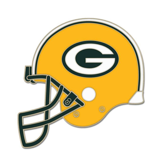 Tarjeta de joyería con pin esmaltado para coleccionistas de cascos de los Green Bay Packers