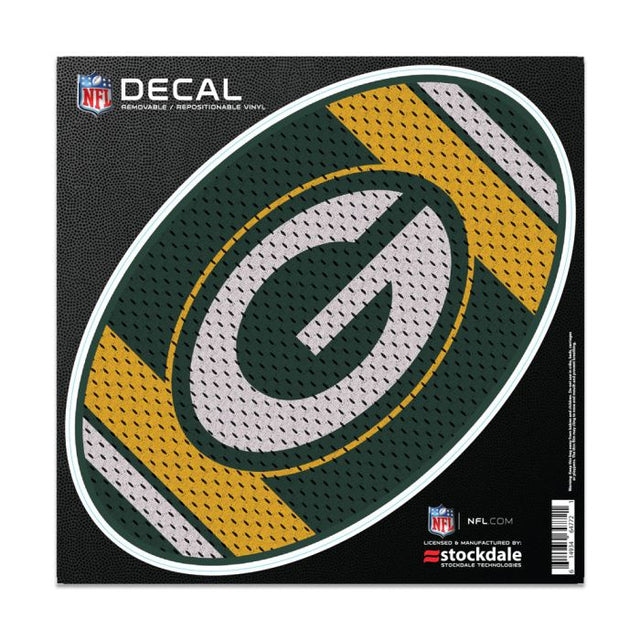 Calcomanía para todas las superficies de la camiseta de los Green Bay Packers, 6" x 6"