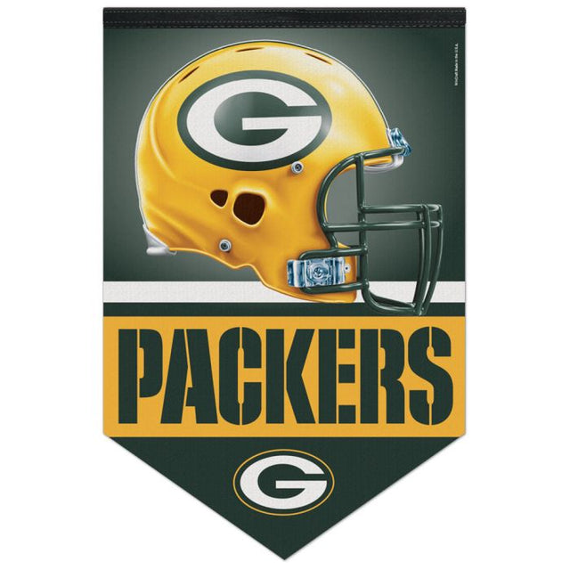 Banner de fieltro premium de los Green Bay Packers de 17" x 26"