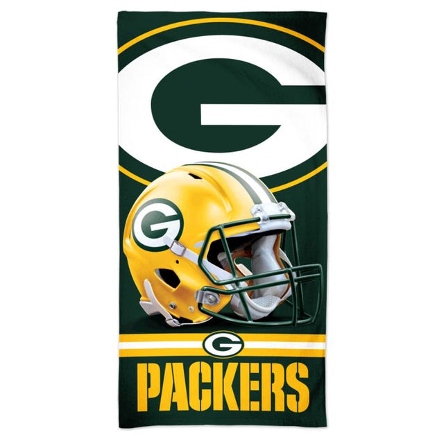 Toalla de playa Spectra de los Green Bay Packers de 30" x 60"