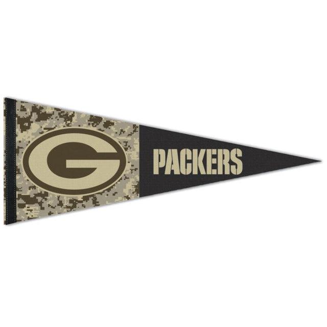 Banderín estándar premium de los Green Bay Packers de 12" x 30"