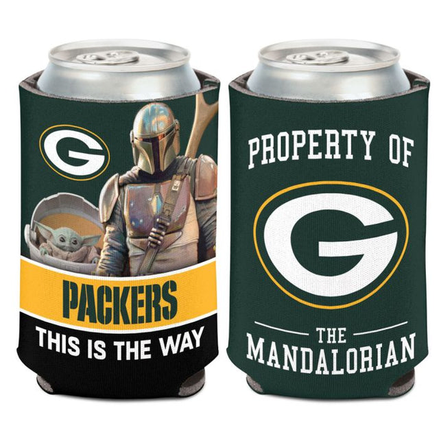 Enfriador de latas Mandalorian de Star Wars de Green Bay Packers, 12 oz.