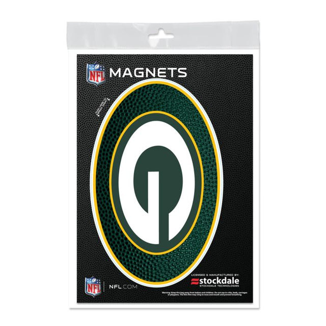 Imanes para exteriores de TEAMBALL de los Green Bay Packers de 5" x 7"