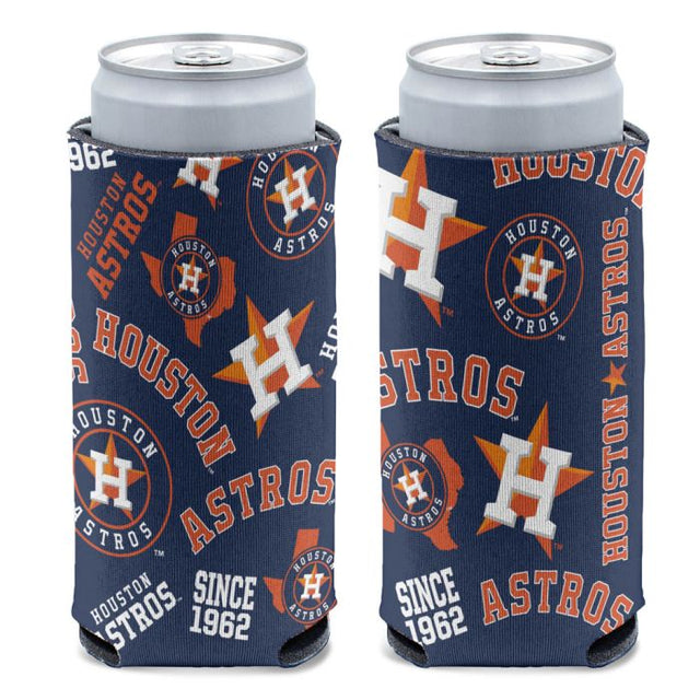 Enfriador de latas delgado de 12 oz de los Houston Astros