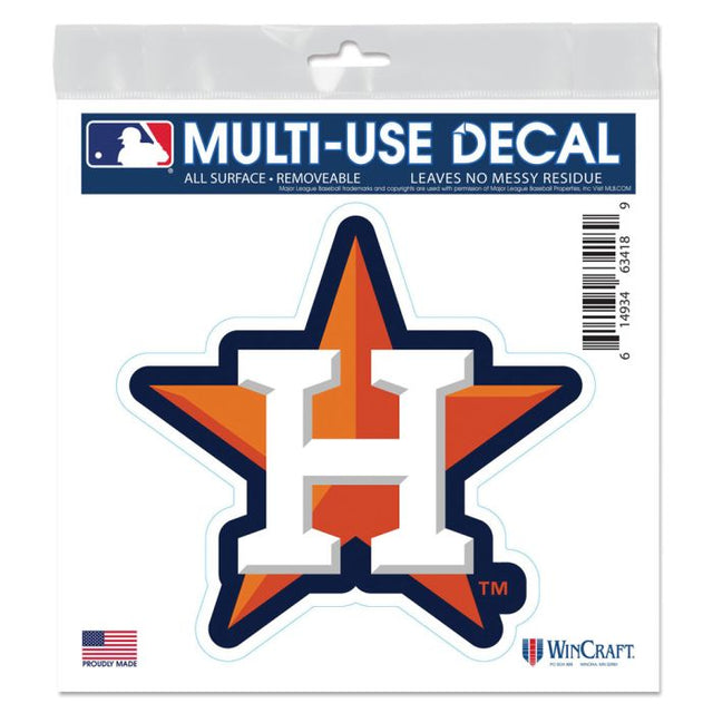 Houston Astros All Surface Decal 6" x 6"