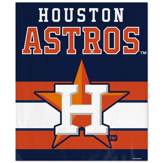 Manta ultra suave de los Houston Astros de 50" x 60"