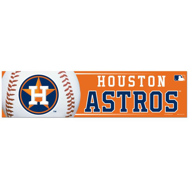 Houston Astros Bumper Strip 3" x 12"