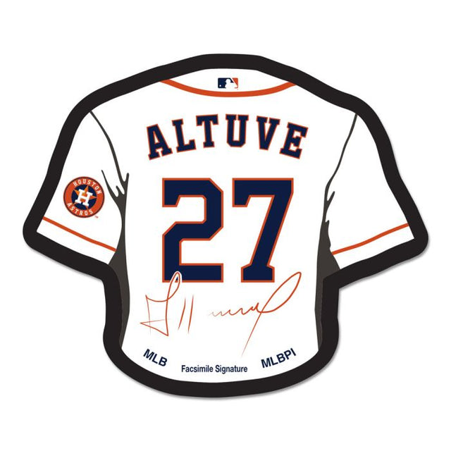 Houston Astros Collector Pin Jewelry Card Jose Altuve