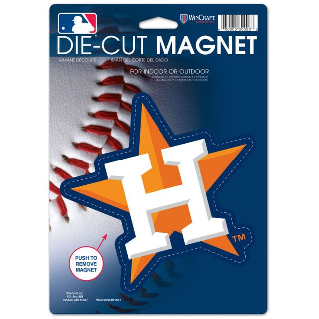 Houston Astros Die Cut Logo Magnet 6.25" x 9"