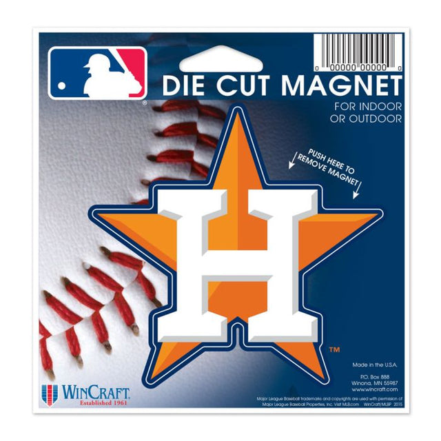 Houston Astros Die Cut Magnet 4.5" x 6"