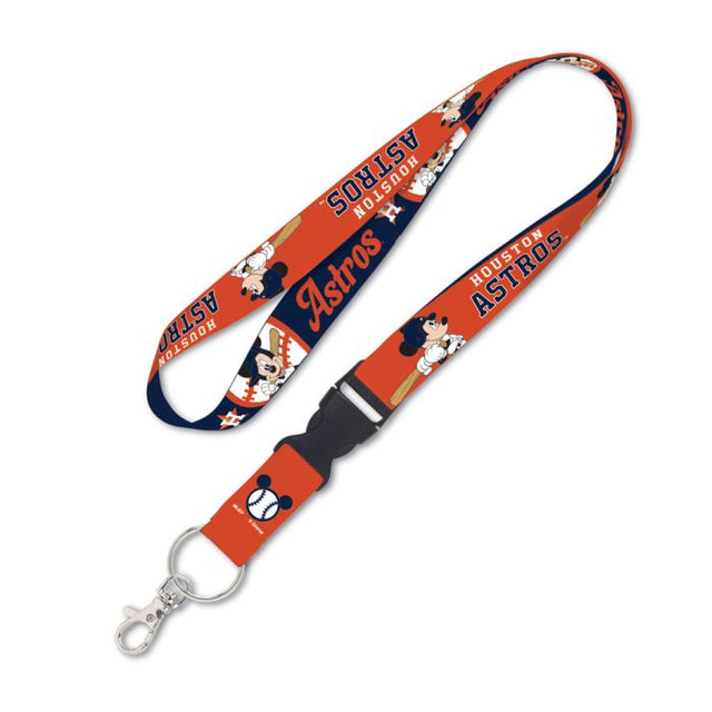 Cordón de Mickey de los Houston Astros/Disney con hebilla desmontable de 1"