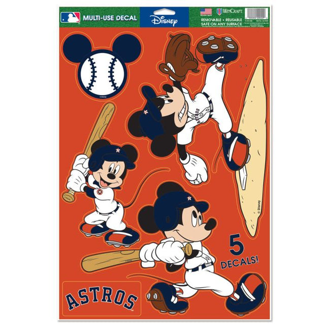 Houston Astros / Disney MICKEY Multi-Use Decal 11" x 17"