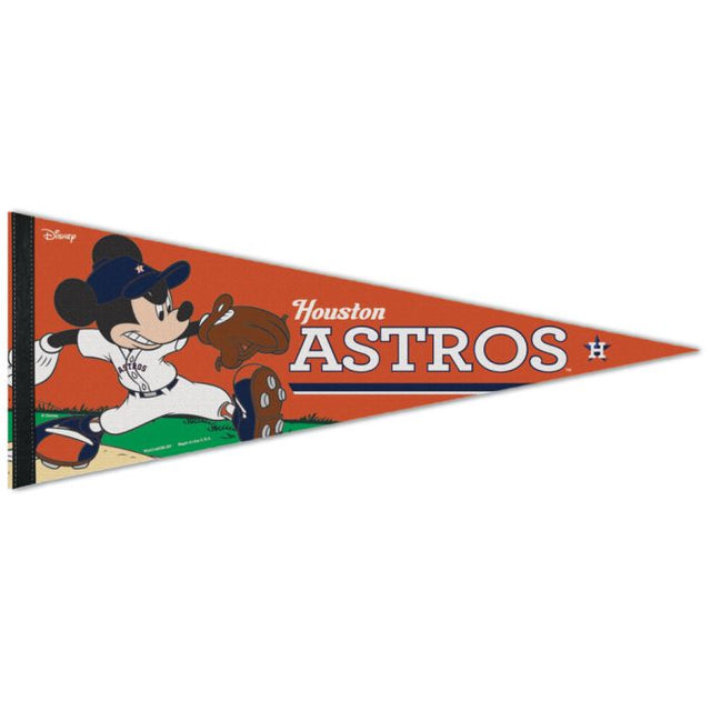 Banderín premium de los Houston Astros/Disney de 12" x 30"