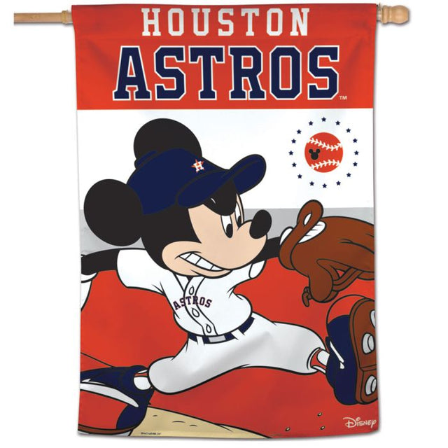 Bandera vertical de los Houston Astros/Disney de 28" x 40"