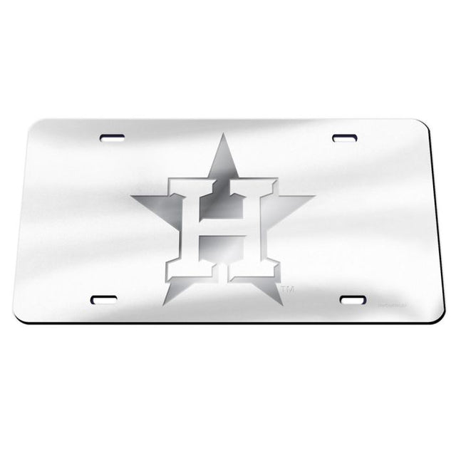 Houston Astros FROST Acrylic Classic License Plates