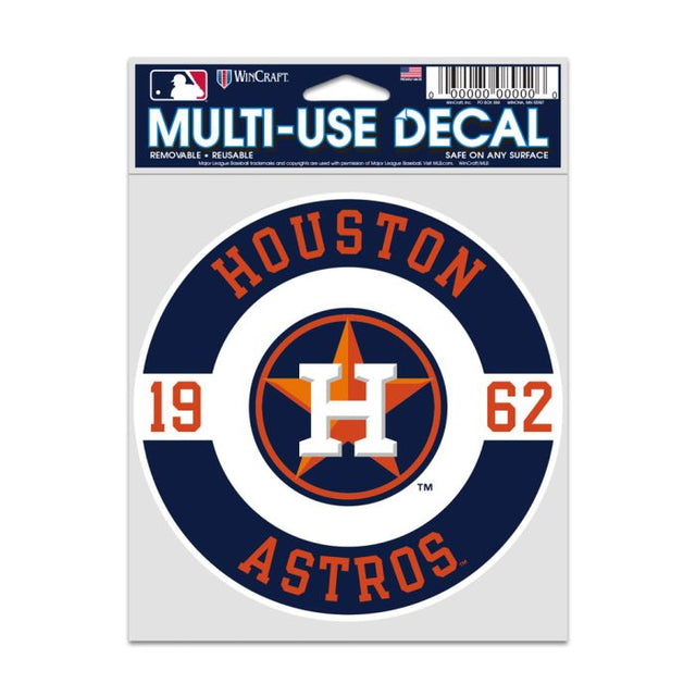 Calcomanías para fanáticos de los Houston Astros de 3,75" x 5"