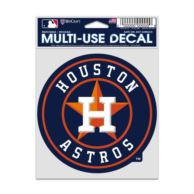 Calcomanías para fanáticos de los Houston Astros de 3,75" x 5"