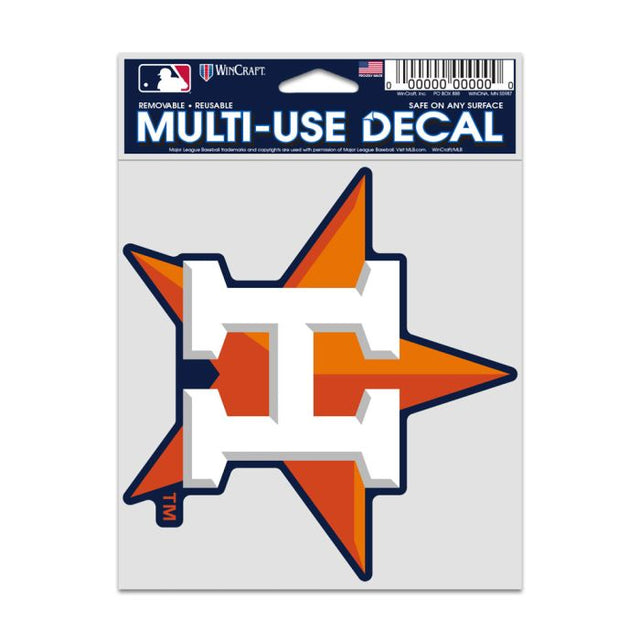 Houston Astros Fan Decals 3.75" x 5"