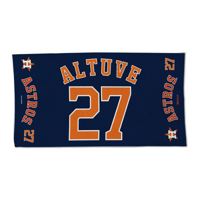 Houston Astros Full Color Locker Room Towel One Sided Jose Altuve