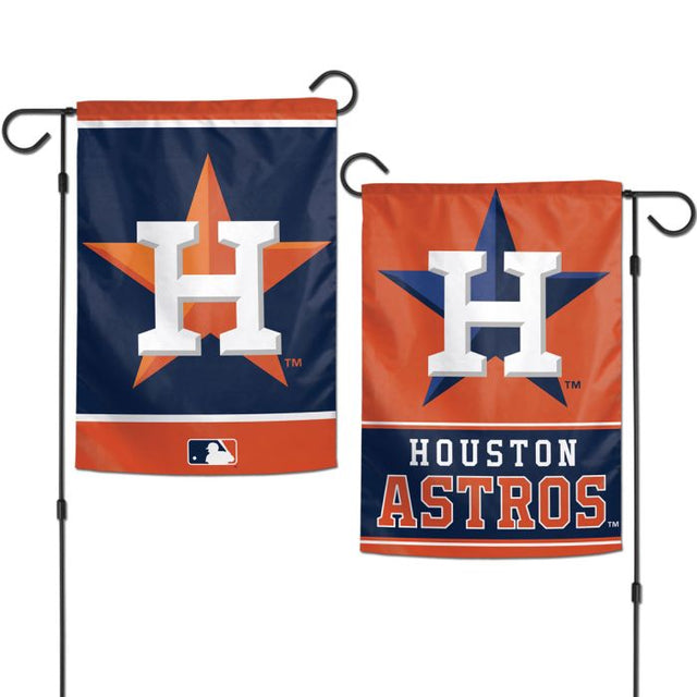 Banderas de jardín de los Houston Astros, de 2 lados, 12,5" x 18"