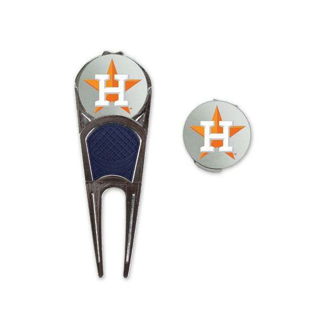 Combo de marca/herramienta/clip en forma de H de los Houston Astros para golf*