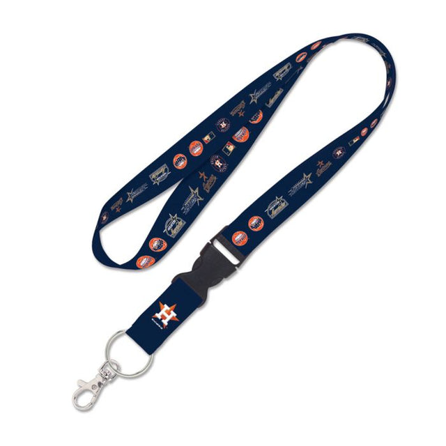 Cordón de los Houston Astros con hebilla desmontable de 1"