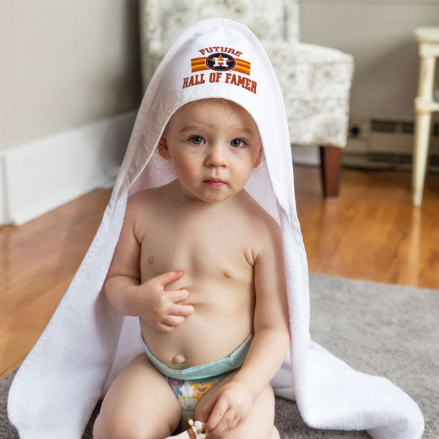 Houston Astros / Littlest Fan Future Hall of Famer All Pro Hooded Baby Towel