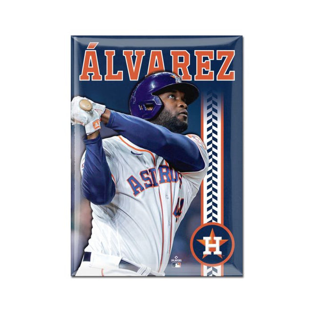 Houston Astros Metal Magnet 2.5" x 3.5" Yordan Alvarez