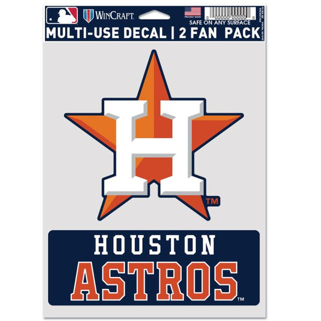 Houston Astros Multi Use 2 Fan Pack