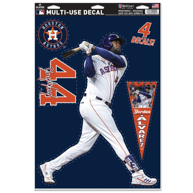 Houston Astros Multi Use Decal 11" x 17" Yordan Alvarez