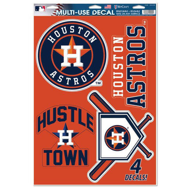 Calcomanía multiusos de los Houston Astros de 11" x 17"